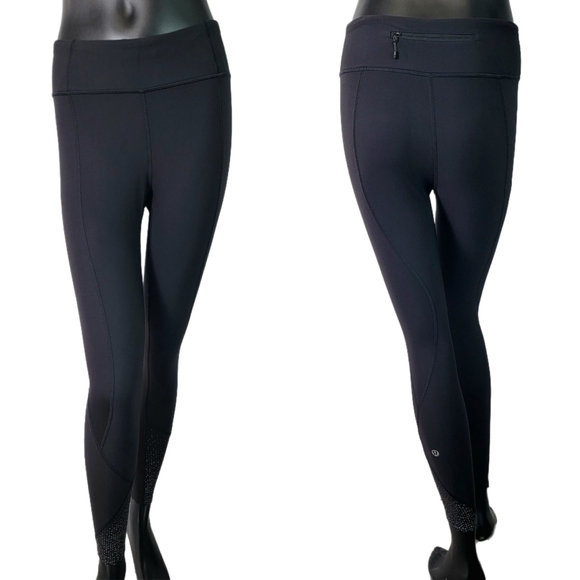 Lululemon Size 4 Crop Legging Mixed Lot x5pcs - Picture 2 of 16